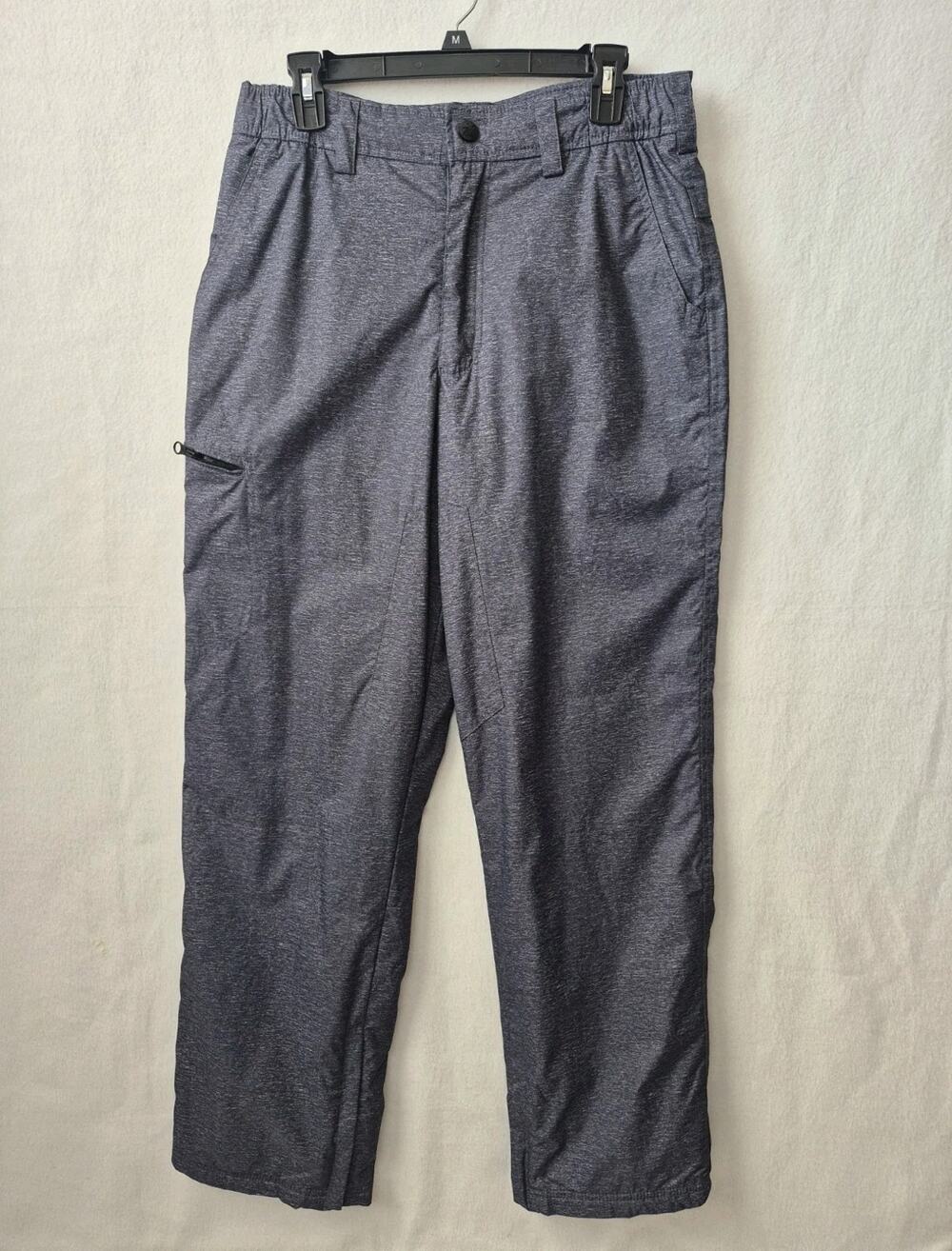 ZeroXposur Mens Snow Pants Insulated Fleece Lined Gray Size Small EUC